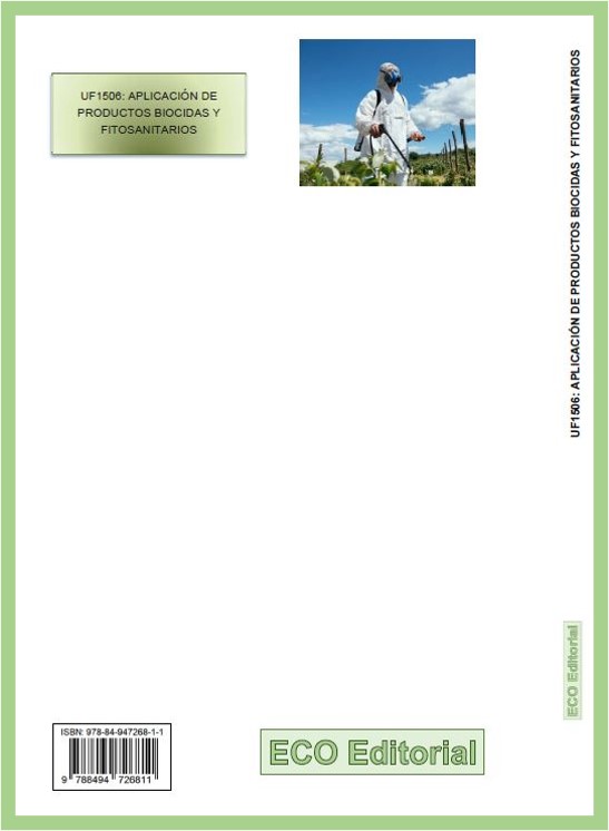Libro de UF1506 Aplicación de productos biocidas y fitosanitarios